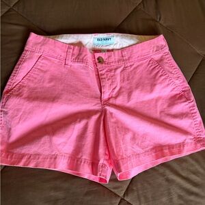 Old Navy Women's Vibrant Pink Bermudas
